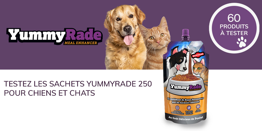 ConsoAnimo's tweet image. Après les boissons DoggyRade et KittyRade, vous pouvez également tester YummyRade avec votre chat ou chien 😆
Retrouvez plus d'informations sur Conso Animo !

#consoanimo #testproduit #yummyrade

consoanimo.com/test/yummyrade…