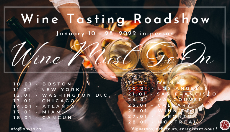 ApvsaMontreal's tweet photo. Wine Must Go On will be on Tuesday 01/11 in New York. Importers, join us to source new wines. Haven't registered yet? Do it here: https://t.co/ShXRusXVYk or use the QRc. #WineTrade #B2B #WineImports #Roadshow #APVSA #Winemakers #Importer #WineBuyer #Beverages #NewYork https://t.co/K6smjnrR3P