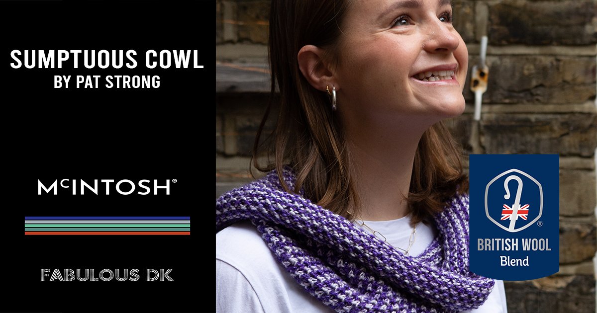 knitmcintosh's tweet image. Introducing ...⁠
⁠
SUMPTIOUS COWL⁠
by Pat Strong for McIntosh⁠
⁠
knitmcintosh.com/shop-product/#…
⁠
#knitmcintosh⁠