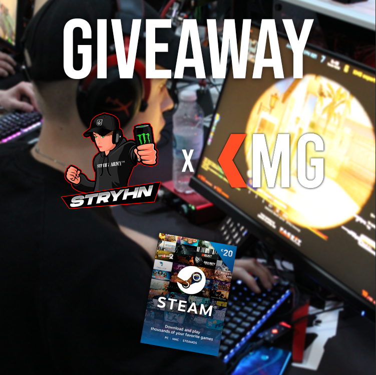Jeg laver i samarbejde med <a href="/KMG_ESPORT/">KMG Esport 🧙💣</a> en GIVEAWAY på et 20€ Steam Giftcard!!🤩

Krav for deltagelse:
✅ Følg <a href="/KMG_ESPORT/">KMG Esport 🧙💣</a> + @StryhnCS 
✅ Tag 2 venner der skal deltage!
✅ Like og Retweet opslaget!

Vi trækker vinderen Fredag d. 28 Januar!🔥
#ForzaKMG #KMGEsport #KMGxStryhn