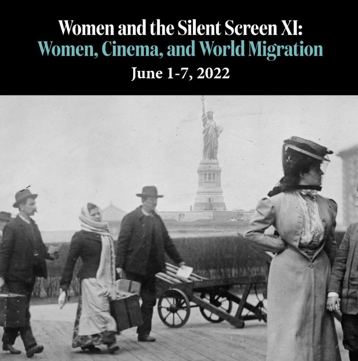 The CFP for Women and the Silent Screen XI has been extended to FEBRUARY 7, 2022. 
There's still time to submit your proposal.

journals.library.columbia.edu/index.php/sile…

#events #wfhinetwork #womenfilmpioneers #wfpproject #womeninfilm #femalefilmmakers #silentfilm #silentcinema #globalcinema