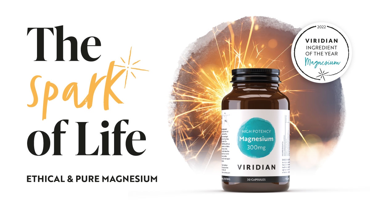 ⚡ Viridian's Ingredient of the Year for 2022 is Magnesium.

#Magnesium has been selected for its importance in the body, considerable quantity of research and growing levels of deficiency in the population: bit.ly/VIOTY2022

#ViridianNutrition #ingredientoftheyear #VIOTY