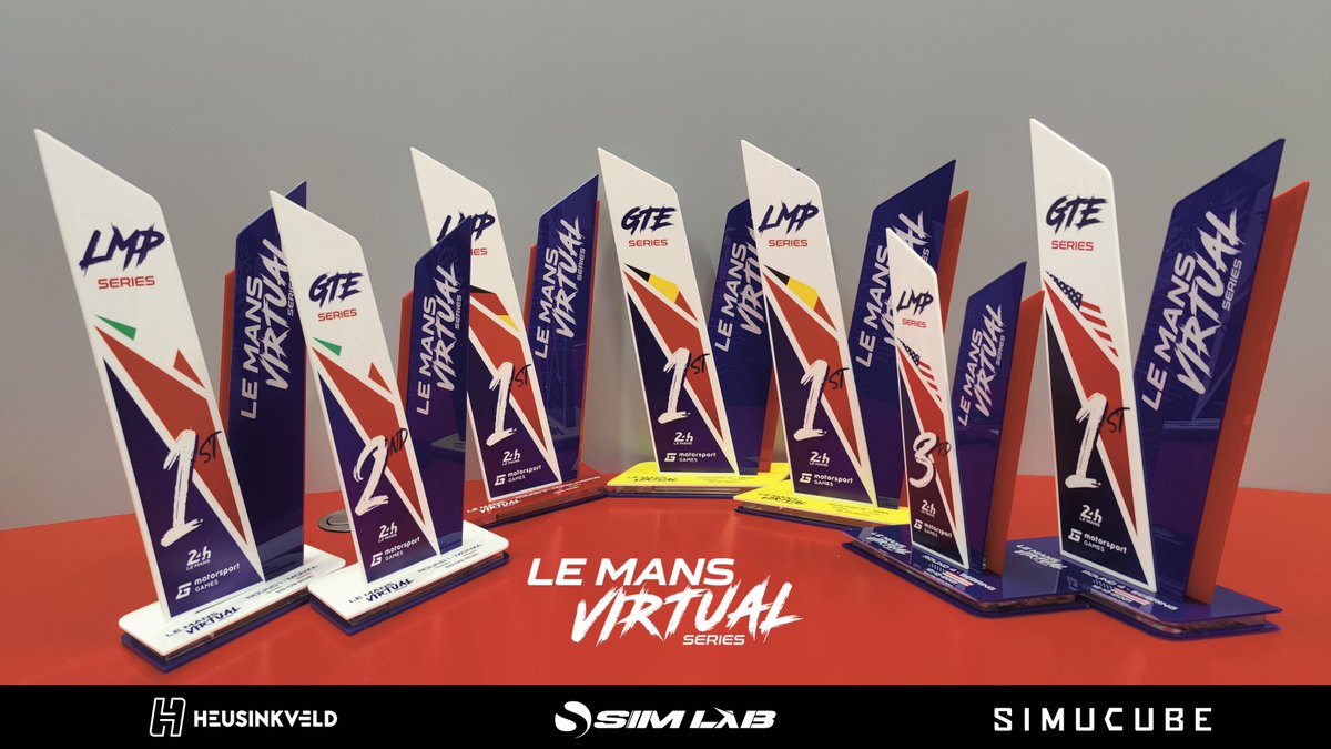 Our #LeMansVirtual throphy cabinet is looking 👌 so far