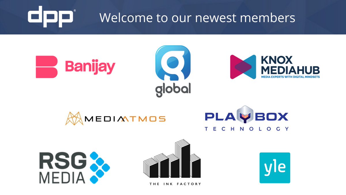 thedppltd's tweet image. New year, new DPP members!

We're delighted to welcome @banijaygroup @global @knoxmediahub @MediaAtmos @pbtukltd @RSGMediaSystems @TheInkFactory and @Yleisradio to the DPP member community.

Want to join us? Visit our website for more info: thedpp.com/join

#MemberMondays