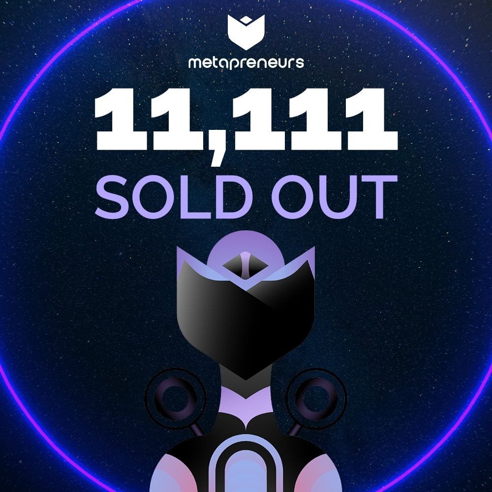 🏆SOLD. OUT.🏆 Thank you so much for each and every single person in the space who believed in us and supported us till the end. Remember that we are not done, WE ARE JUST GETTING STARTED! 🔥See you in the metaverse, family. 

I love you all,
The Metafather❤️
#NFTs #NFTCommunity