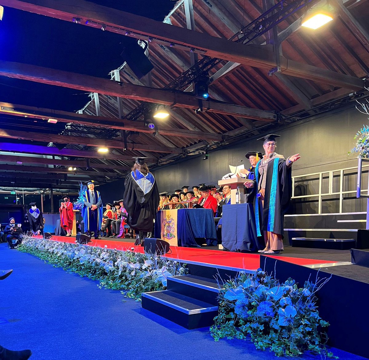 QMUL's tweet image. How nice does @TobaccoDockLon look at our Graduation ceremonies today? 🤩

#QMULGrad