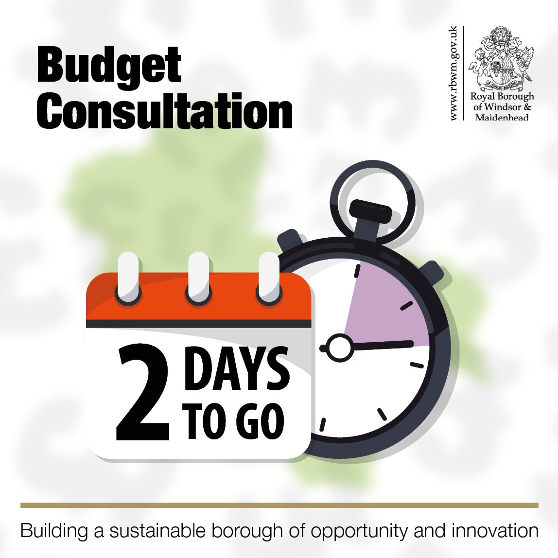 RBWM's tweet image. Only 2 days to go in our Budget consultation, which launched at the start of December. 
Have your say on the services you want and need.
#RBWMbudget #knowthenumbers 👇
rbwmtogether.rbwm.gov.uk/budget-consult…