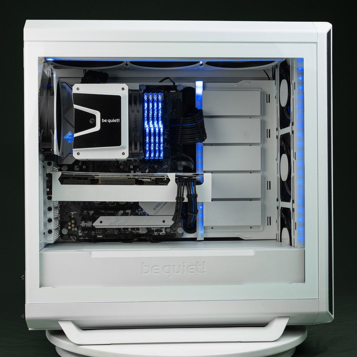bequietofficial's tweet photo. This build looks as cool as ice!
Great work by Be Custom
#bequiet #mod #silentbase802 #shadowrock3white https://t.co/ueOe0ZZHDO