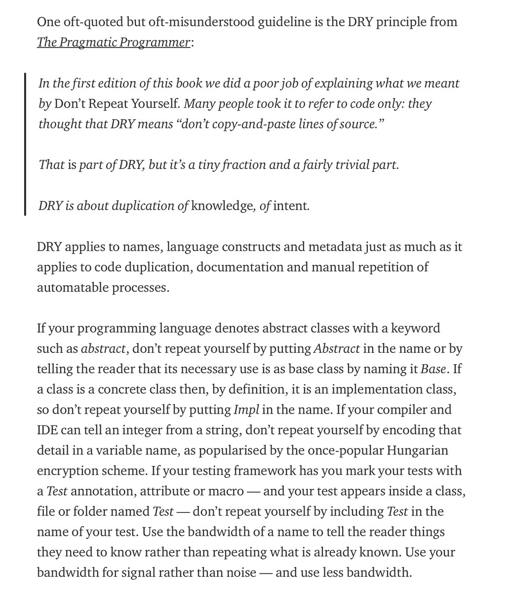 🙏 Amen to that!
kevlinhenney.medium.com/exceptional-na…
#bestpractices