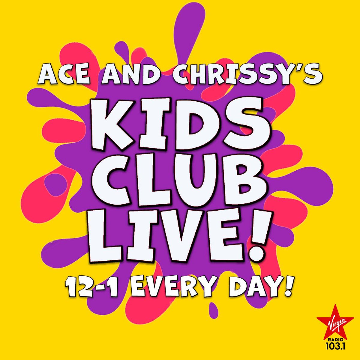 VirginRadioWinnipeg (@virginradiowpg) on Twitter photo All week, it’s Ace and Chrissy’s Kids Club LIVE from noon-1pm!
Take a fun little break from remote learning for kids jokes, shout outs, calls and all the fun!
Listen live on your smart speaker, via the <a href="/iHeartRadioCA/">iHeartRadio Canada</a> app or at 1031virginradio.ca All week, it’s Ace and Chrissy’s Kids Club LIVE from noon-1pm!
Take a fun little break from remote learning for kids jokes, shout outs, calls and all the fun!
Listen live on your smart speaker, via the <a href="/iHeartRadioCA/">iHeartRadio Canada</a> app or at 1031virginradio.ca