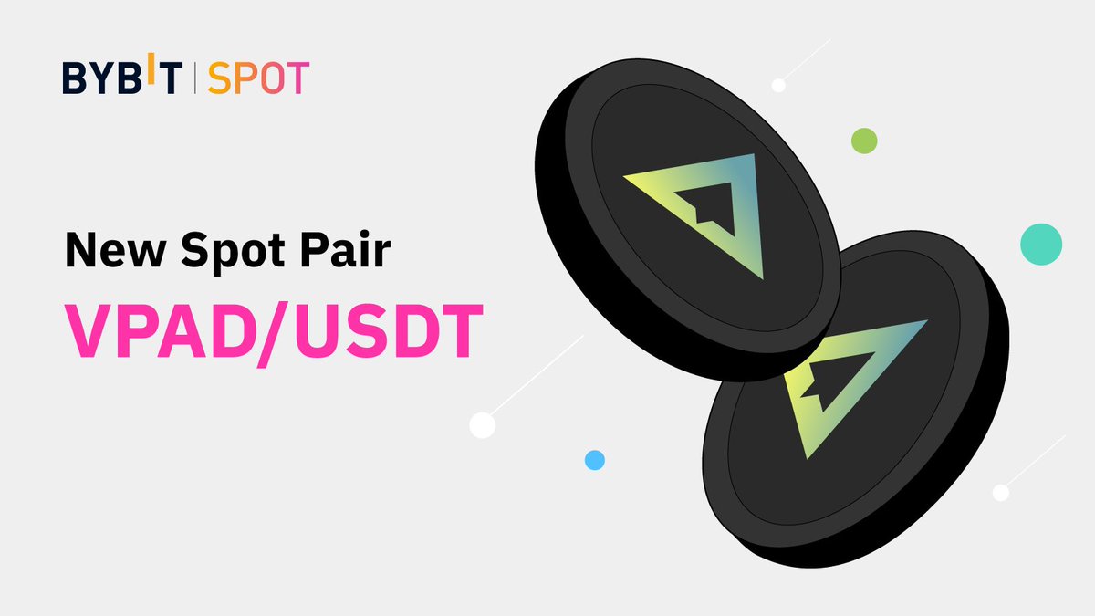 📢 We are excited to announce that (<a href="/VLaunchCOM/">VLaunch</a>) $VPAD/$USDT is now live for trading on Bybit!

🔥 Trade with Bybit now! go.bybit.com/e/HjTNPSJuHmb