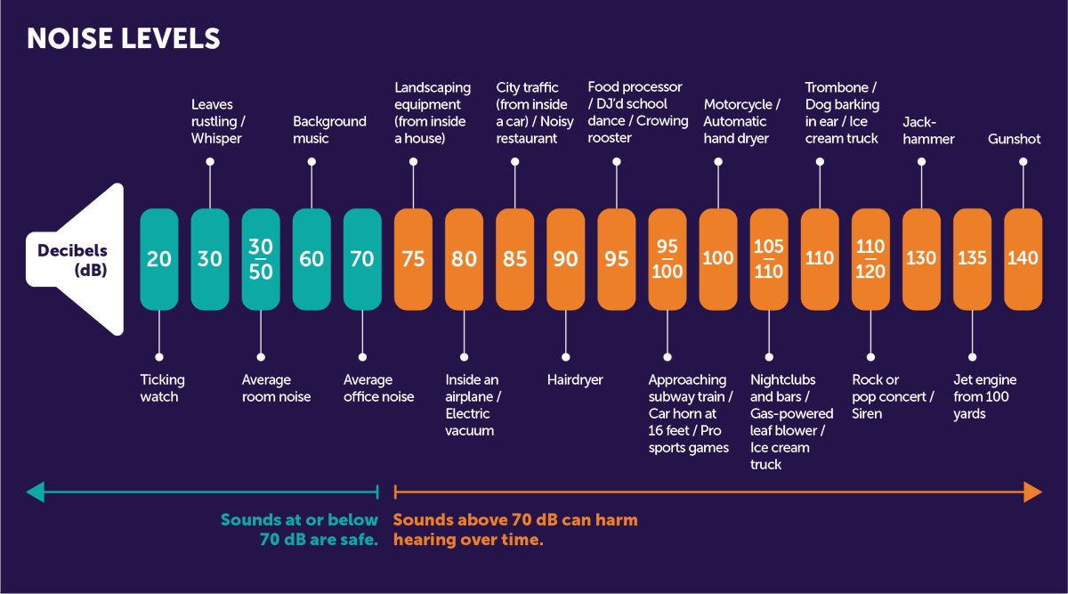 Not-so-fun-fact for your Monday morning commute?  👀  

🚨 Sounds at 80 or 85 dB will damage hearing over time.

AKA,  the sound of heavy traffic—from *inside* a car—could impact your ears for life. 🚨

👇 #KeepListening + RT to raise awareness! ow.ly/ECFc50HqLvO