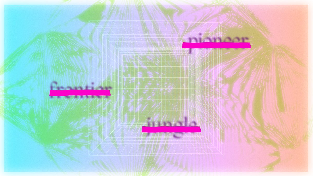 hhhuuunnn333yyy's tweet image. There’s a family of words floating around web3 - words like pioneer, frontier, settler, wilderness, explorer, and the like. These words are trite and the language of violence for many us who are actively building this space. 

Which is why web3 needs to reimagine its language.