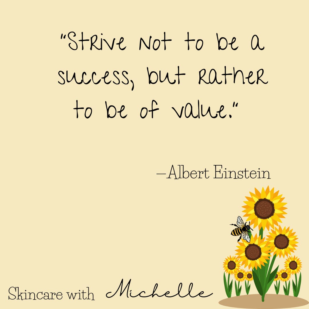 Strive not to be a success, but rather to be of value. 
~~Albert Einstein https://t.co/ipnFikoqI0