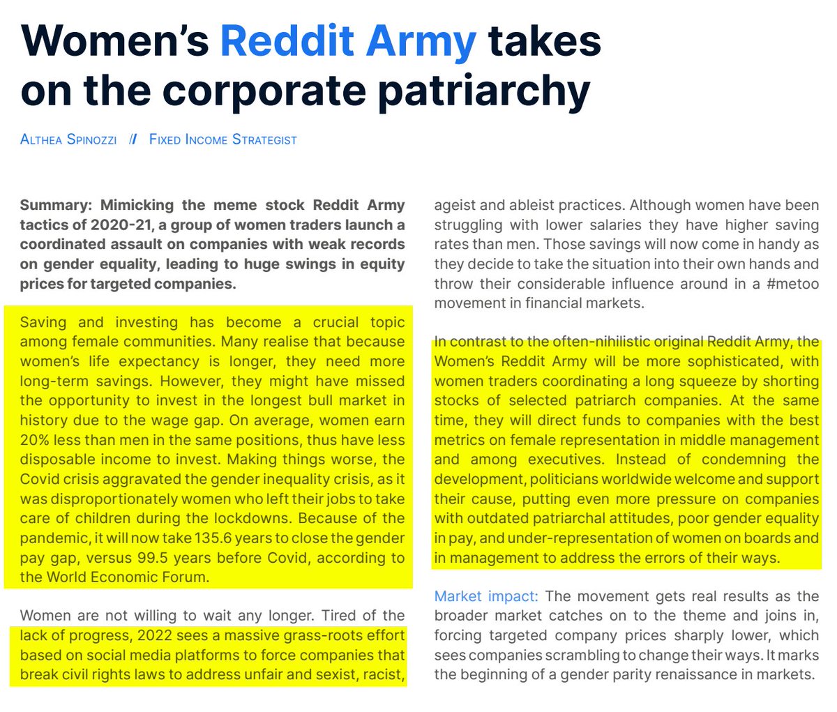 A large part of investing is envisioning the future. And the future is often unpredictable.

Here ar...