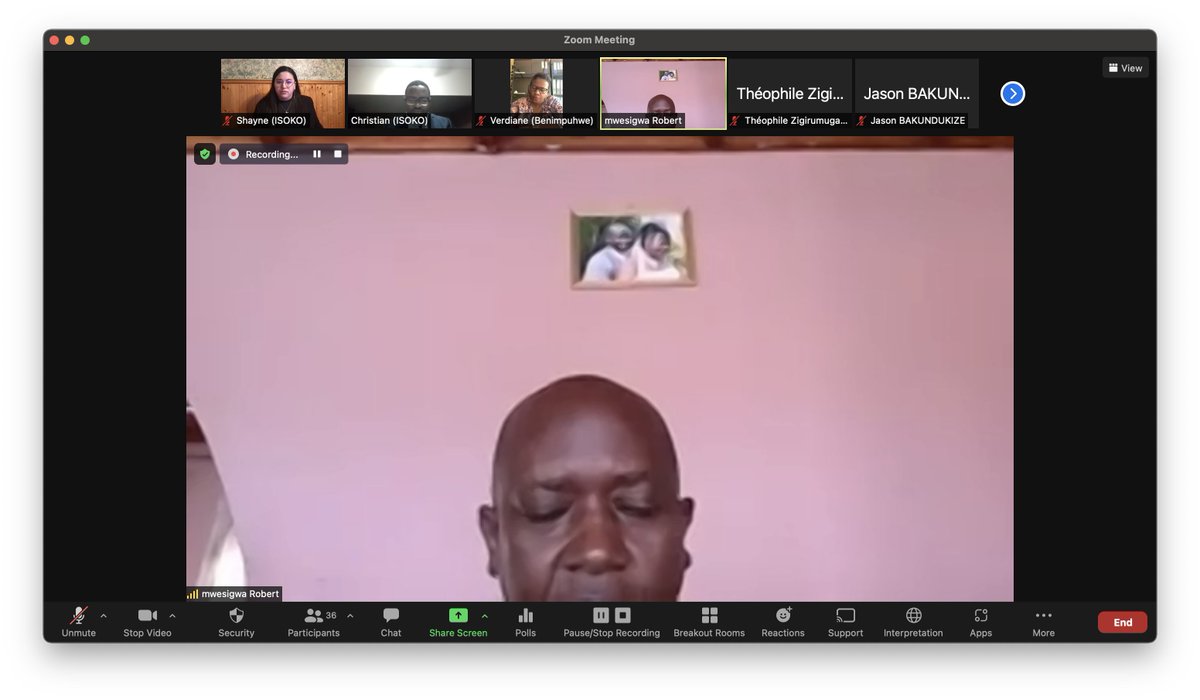 This afternoon, M Robert from the government of Rwanda 🇷🇼 spoke about the importance of #UNSCR2250 and #YPS in #GLR and the need to invest in young people for sustainable peace

#Youth4Peace #YoungWomenLead