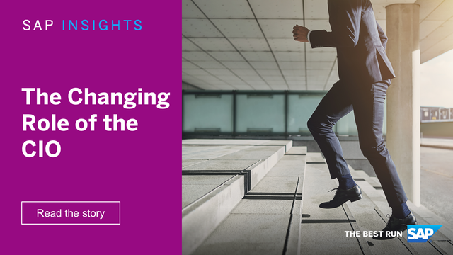 From technology provider to strategic advisor, business partner, and enabler of new business models, the responsibilities of a #CIO have shifted over time. Learn more from <a href="/FlRoth/">Florian Roth</a> at <a href="/SAPInsights/">SAP Insights</a>: bit.ly/3zFRFIp