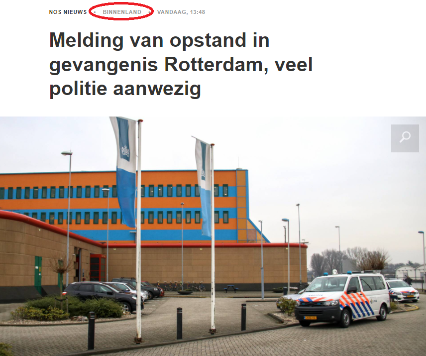 Holsappel's tweet photo. Even full calimero vandaag. 50.000 mensen in Groningen in de wachtrij is regionieuws. Een gevangenisopstand in Rotterdam is binnenlands nieuws. https://t.co/NMsXQOtiSv