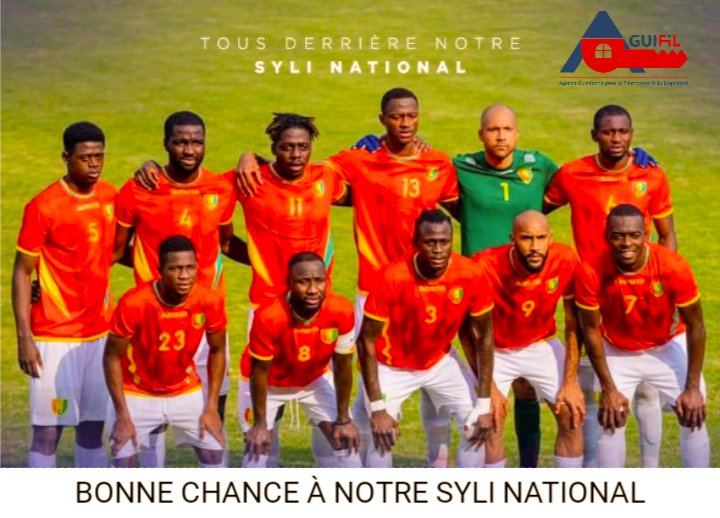 AGUIFIL's tweet photo. #Can2021

Tous derrière notre Syli National.. Bonne chance à notre équipe ! https://t.co/eQ9KWYwzwK