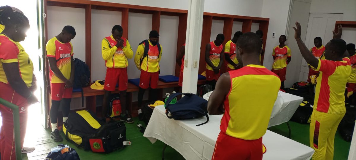 What Jah blesses no man can Curse! 

1st warm up game. 

Uganda U-19 v <a href="/CricketScotland/">Cricket Scotland</a> U-19. 

#Cheer4BabyCricketCranes