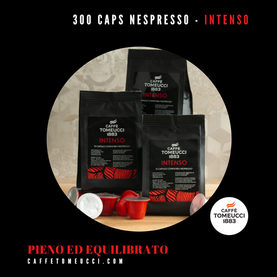 ⬇⬇ 300 Caps INTENSO compatibili Nespresso® ⬇⬇
caffetomeucci.com/shop/300-caps-…

☕ #CaffèTomeucci1883
🗺 Via della Stazione 9/11, Aprilia LT
📲 06 92 70 40 37
🌐 caffetomeucci.com
📧 info@caffetomeucci.com

#CaffèTomeucci #caffe #espresso #cappuccino #bar #rome #italy