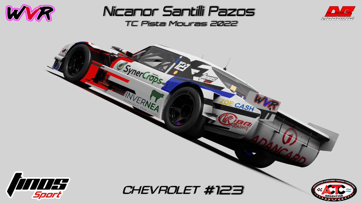 💯 A bordo de este Chevrolet, <a href="/NicanorSP/">NicanorSantilliPazos🦈</a> hará su presentación en el TC Pista Mouras 👏

🔧 Equipo: Tinos Sport.
✍ Chasis: F. Fuentes.
🚀 Motor: F. Martínez.