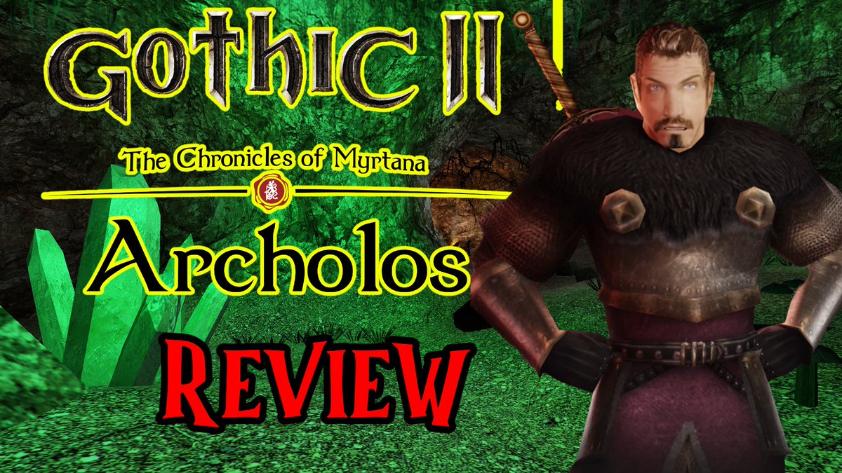 WizardWorm2's tweet photo. Gothic 2 : The Chronicles Of Myrtana - Archolos Review (Huge Mod) 
#gothic #gothic2 #gothicmod

https://t.co/XGUBMbNRe6 https://t.co/f7DpU08IOO