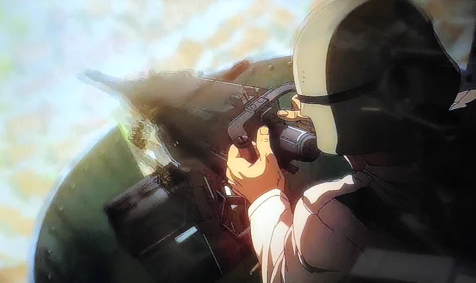 『進撃の巨人FS』が始まったと思ったら…マーレの猛攻に大興奮☆対巨人砲を搭載したヤツとか!飛行母艦からの機銃掃射とか!……ミリオタもお腹いっぱいという戦闘シーン満載で☆薬莢まで散っちゃうくらい…作画がスゴくて☆でも!リヴァイ兵長…どうかご無事で… 