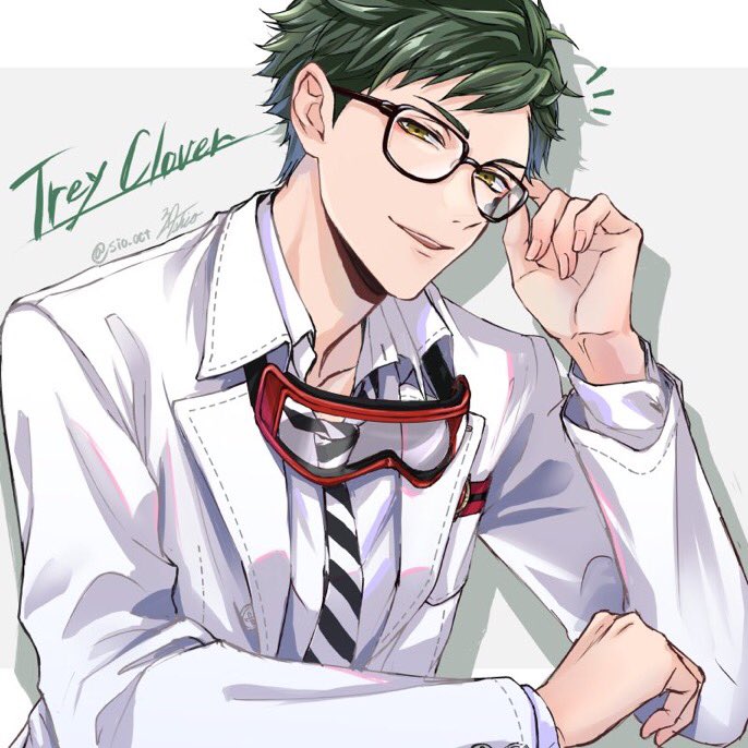 male focus 1boy hat green hair one eye closed glasses gloves  illustration images