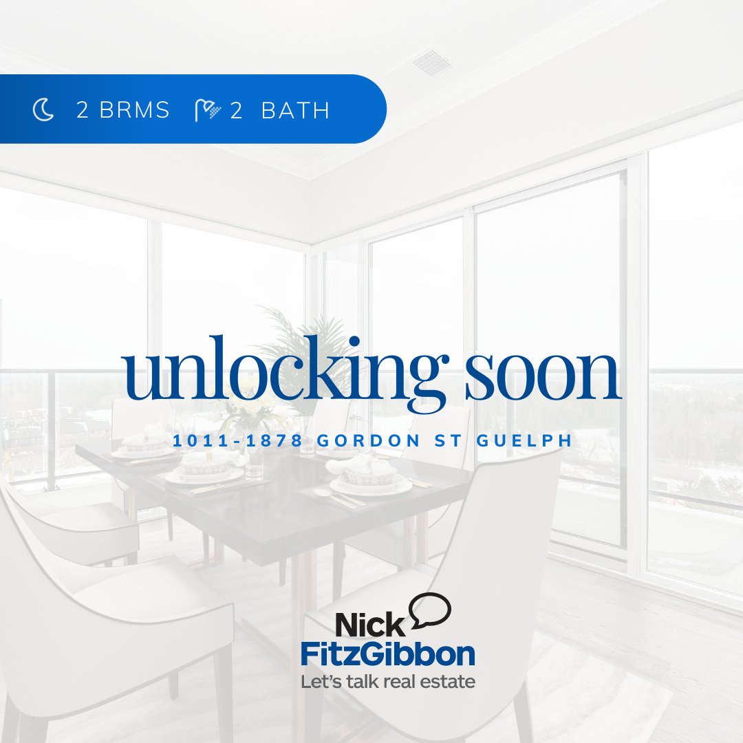 2 Beds, and 2 Baths in the luxury Gordon Square condo building with 2 parking spots! Sitting on the 10th floor with a beautiful south-facing view, you will be taken back bit.ly/338Qxkq #condo #newlisting #guelph #guelphrealestate #newbuilds #coldwellbanker #condoforsale