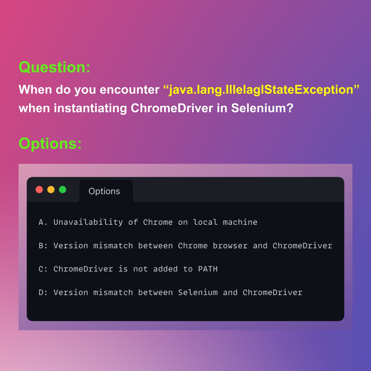 lambdatesting's tweet image. Kick start your 2022 with our first question in #CodeFestJan2022 #LambdaTestCodingChallenge series 🚀
𝗖𝗵𝗮𝗹𝗹𝗲𝗻𝗴𝗲 𝟬𝟭 (𝗝𝗮𝗻𝘂𝗮𝗿𝘆 𝟮𝟮) 📅