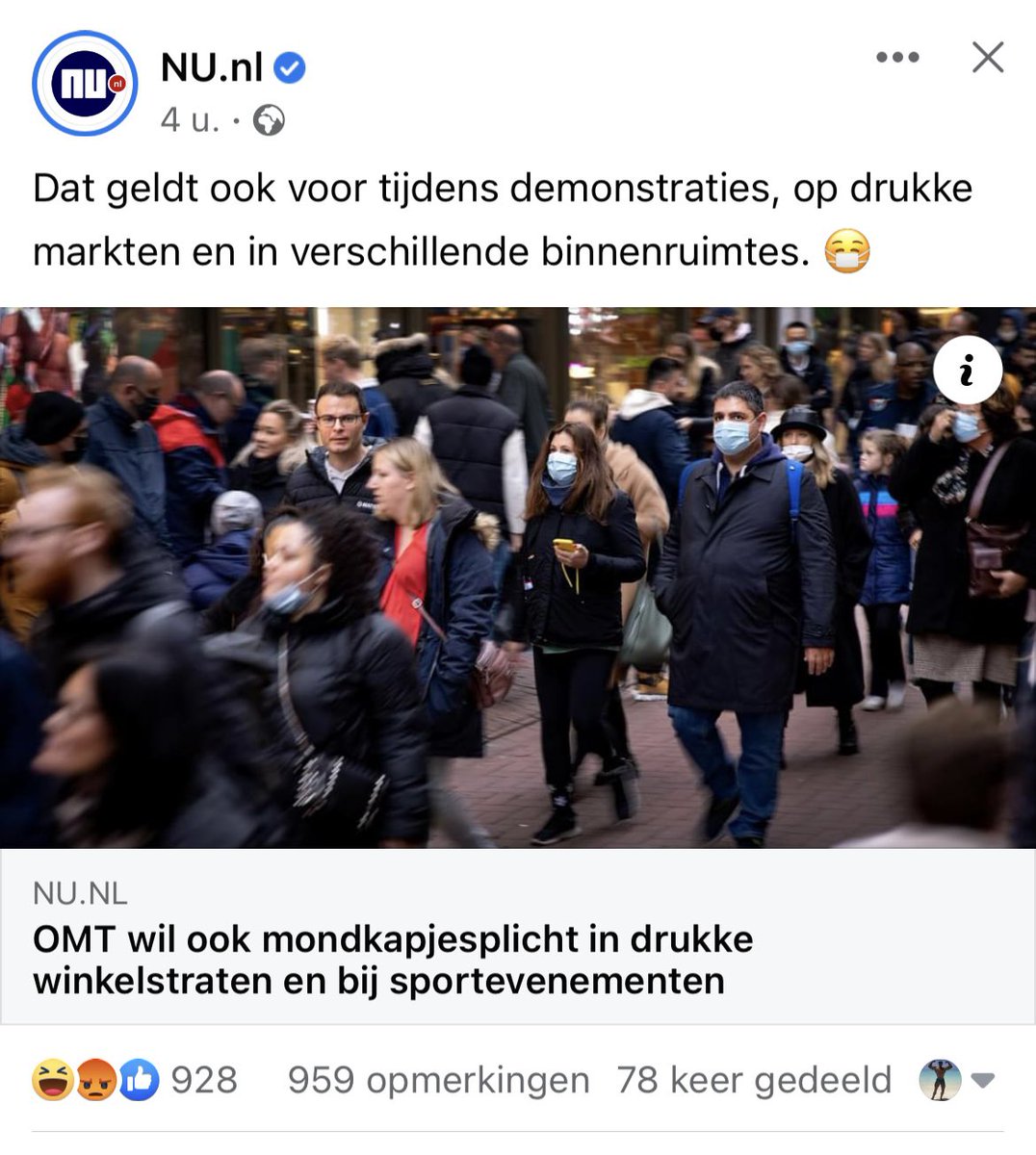 JayFrancisNL's tweet photo. Slim, als je nu wil protesteren tegen de maatregelen.( waaronder een mondkapje ) Dan kan je worden bestraft omdat je je niet houd aan de regels waar je het niet mee eens bent.  

Het is dan verboden om het oneens te zijn. Dat is natuurlijk ook een manier om je gelijk te krijgen. https://t.co/ylg2FoTNAV