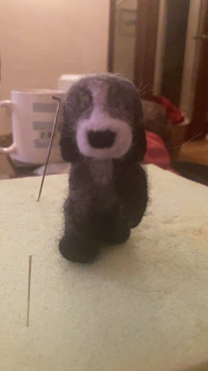 CreativeChick3n's tweet photo. How my felt Darius came together 🐾 … https://t.co/52e4PGV5wl
