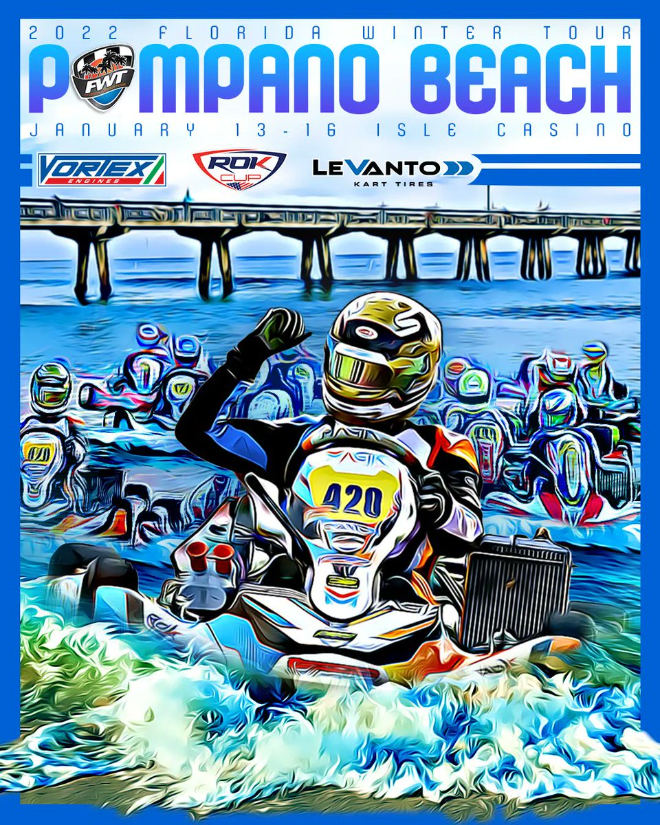 ROKSonoma's tweet photo. #RT @ROKCupUSA: All roads lead to the beach...Pompano Beach! Looking forward to seeing our #ROK Family this weekend at the first round of the 2022 #ROKCupUSA #FloridaWinterTour.

There's still time to get in on the action. Register in the @KartPassApp 

… https://t.co/ygysLKLRjJ