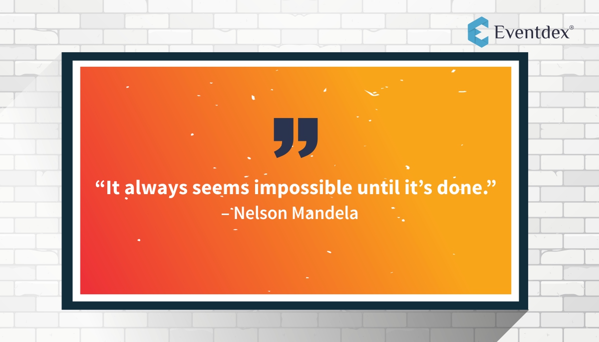 Big events or projects can seem daunting &amp; overwhelming. It is natural to worry but Keep working on it, push your limits and you will surely conquer the hurdle. 

#mondaymotivation #monday #motivationalquotes #quoteoftheday #eventprofs #eventprofs #eventindustry #eventtech