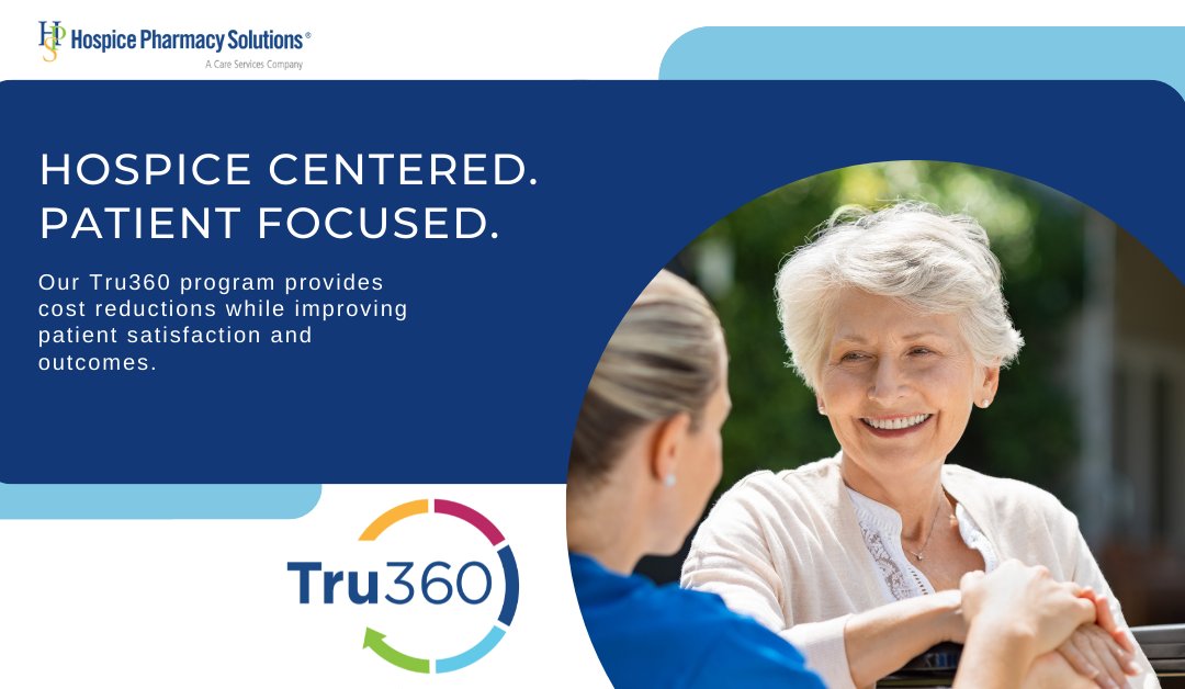 Our Tru360 program is hospice-centered and patient-focused. It revolves around providing cost reductions while improving patient satisfaction and outcomes. Learn more about our Tru360 program: hospicepharmacysolutions.com/tru360-benefit… #hospicecare #hospice #hospicenurse #palliativecare #HPS