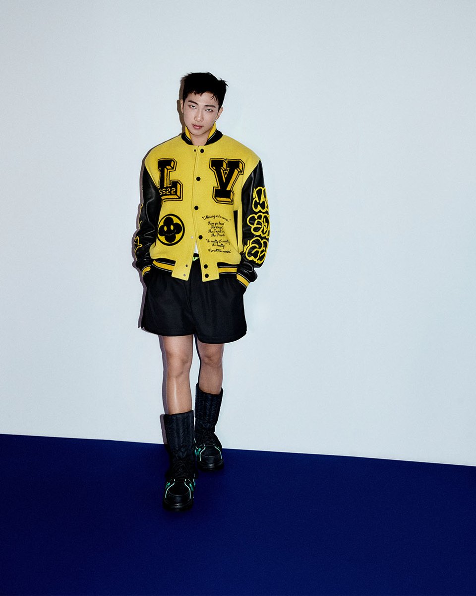 Louis Vuitton on X: Carrying a bag from the collection, #LouisVuitton  Ambassador and @bts_bighit Member #Jin poses at @VirgilAbloh's #LVMenFW21  fashion show in Seoul. Watch now on Twitter or  #BTS   /