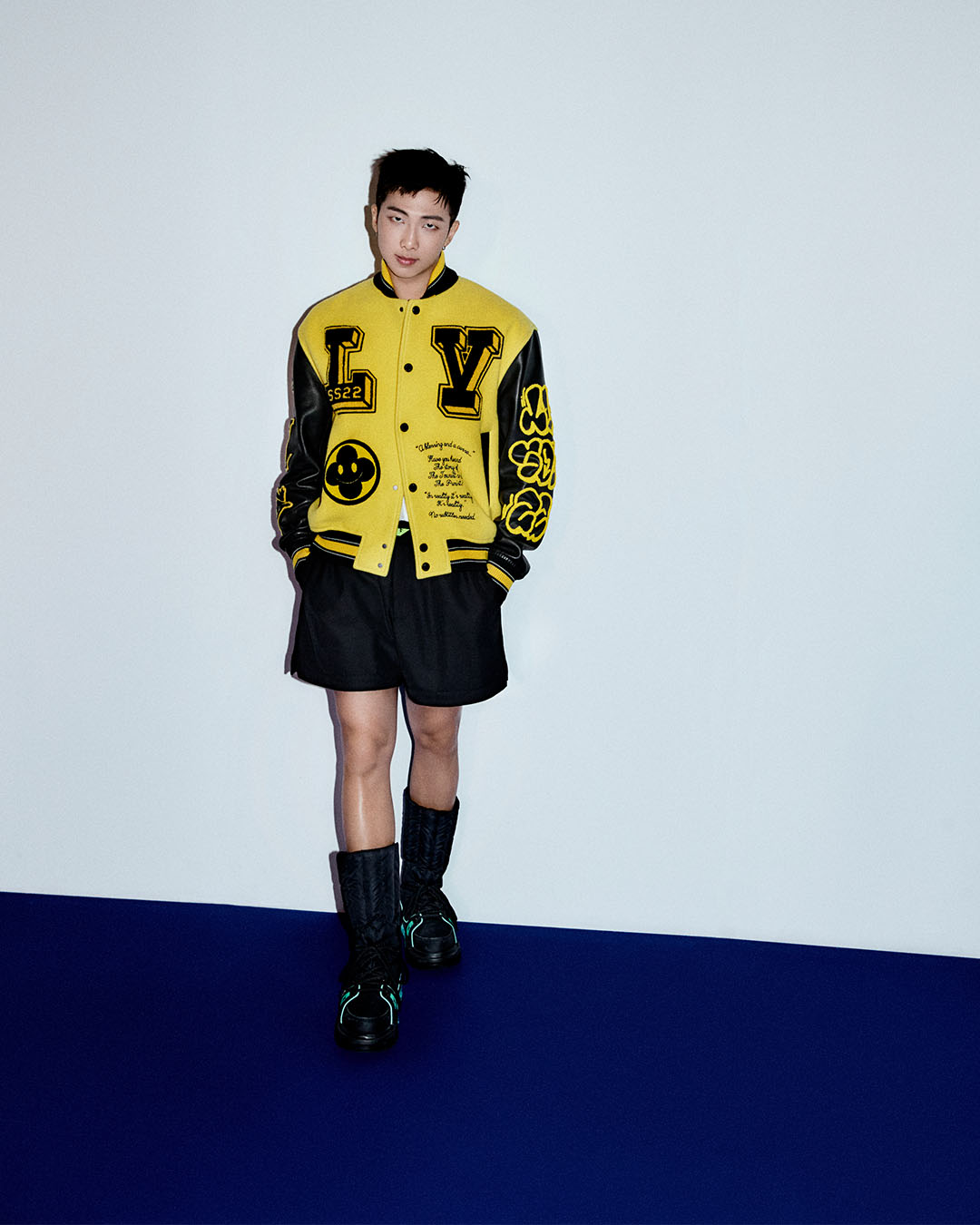 Louis Vuitton on X: #RM in #LVMenSS22. The @bts_twt member and House  Ambassador is captured in the January 2022 Special Editions of @VogueKorea  and @GQKOREA wearing two looks from Virgil Abloh's #LouisVuitton