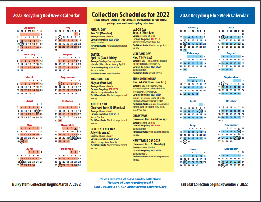 City of WinstonSalem, NC on Twitter "City observed 2022 holidays