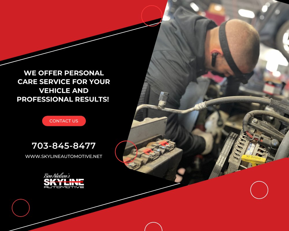 We offer personal care service for your vehicle and professional results! Give our team a call at 703-845-8477!
#skylineautomotive #fallschurchva #autorepair #autorepairva #bestautorepairva #bennielsen #auto #repair #mechanic
