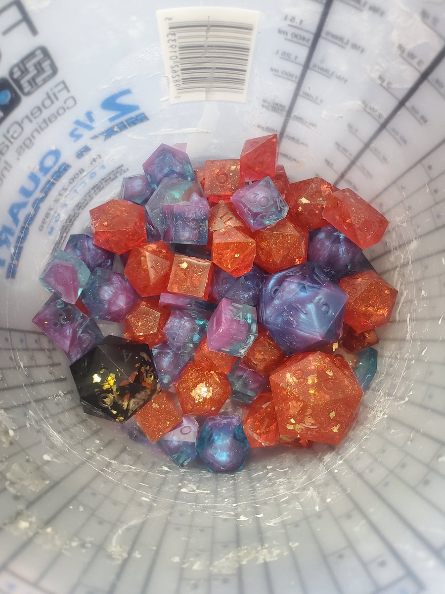 WeeZerdDice's tweet photo. Much to do, and more on the way, as always. #dnd #dice #handmadedice #dicesmith https://t.co/S6PpmFSBeh