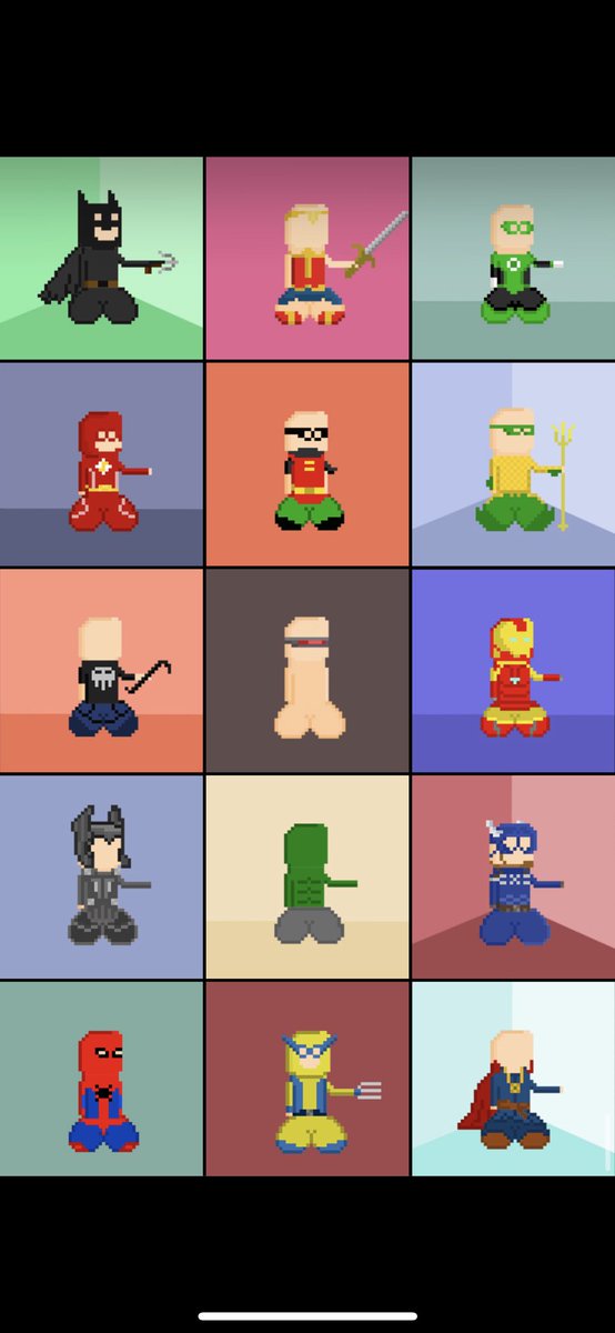 SuperdicksNFT's tweet photo. @metaverse_bible SUPERDICKS. The Metaverse has taken the crypto space by storm ⛈️ With that being said, there is looming evil afoot 👿 To combat these malicious efforts, a superhero
recruitment effort has been initiated to defeat the unprecedented threat. 8,888 super heroes to be exact 💥 https://t.co/PPABLOIOJX