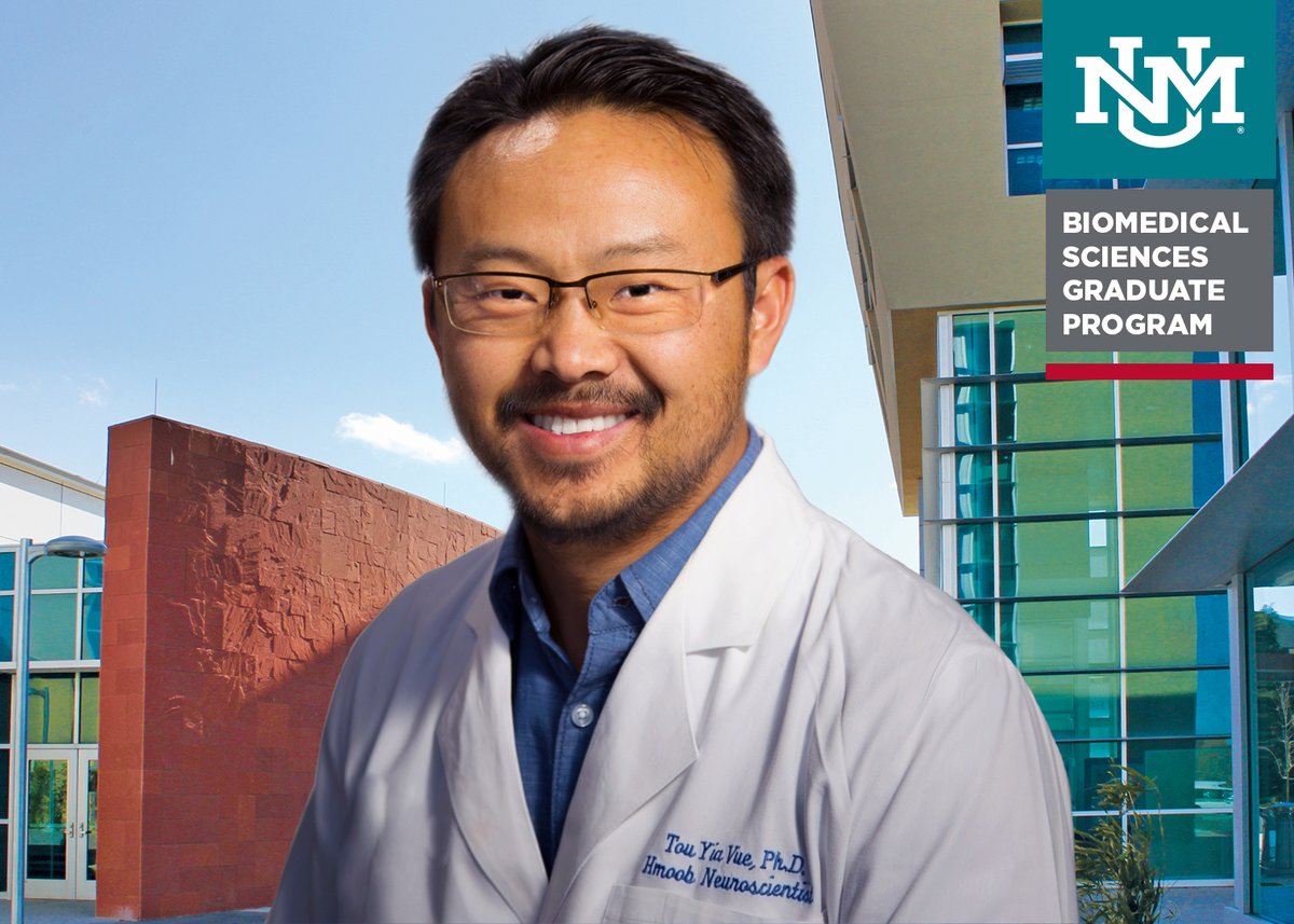 Dr. Tou Yia Vue is likely the first and currently only Hmong American Assistant Professor of Neuroscience. His academic home is the University of New Mexico School of Medicine. #HmongInBioSci #HmongInNeuro #HmongAmerican #AcademicChatter #UNM #neuroscience #medicine 1/2