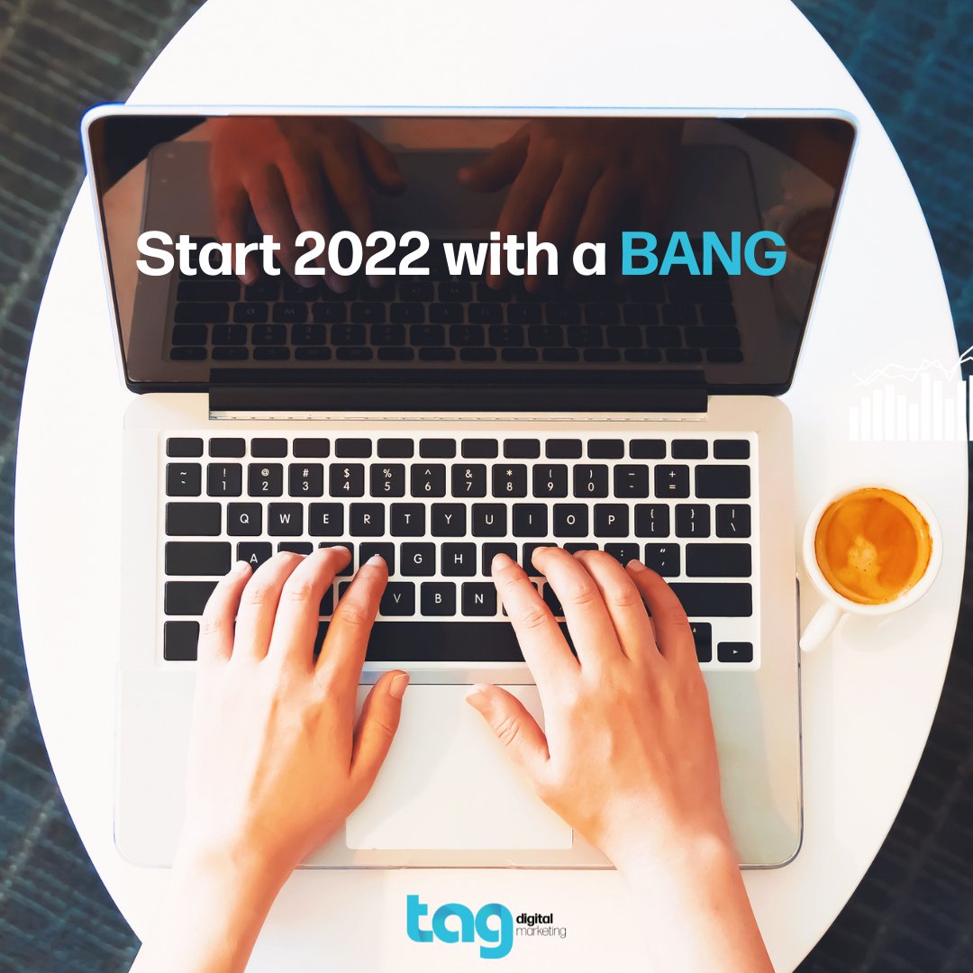 TAGDigitalSEM's tweet photo. Start 2022 with a bang - and a strong marketing plan! Let TAG Digital Marketing help you make 2022 your best year yet with a strong marketing plan, powerful ads, impactful lead nurturing and follow-ups, and tagJOIN #TAGDigitalMarketing #DigitalMarketing #Marketing https://t.co/ldYv5vhxII