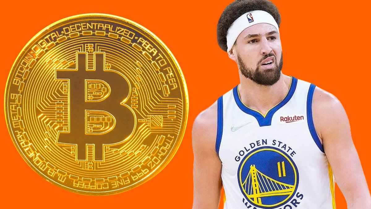 Blockworks's tweet photo. BREAKING: Klay Thompson to take part of his salary in Bitcoin stating that #Bitcoin is the future of money https://t.co/TL87q98OEU