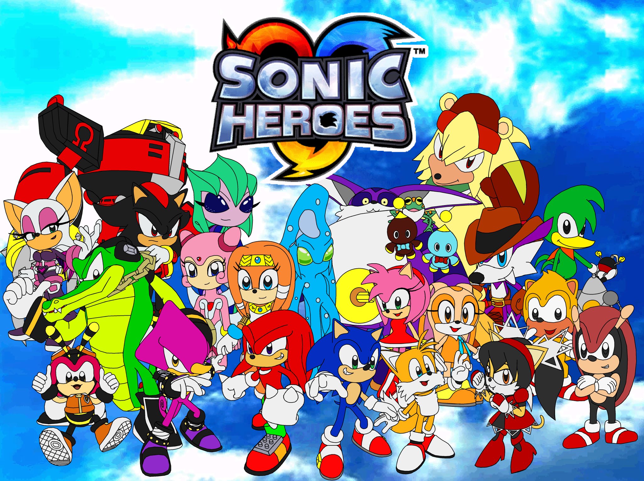 Sonic Heroes Geek Digital World