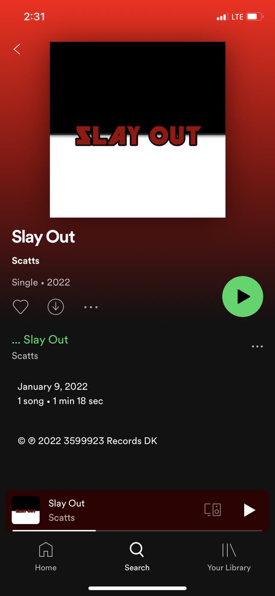 Go stream my new release <3