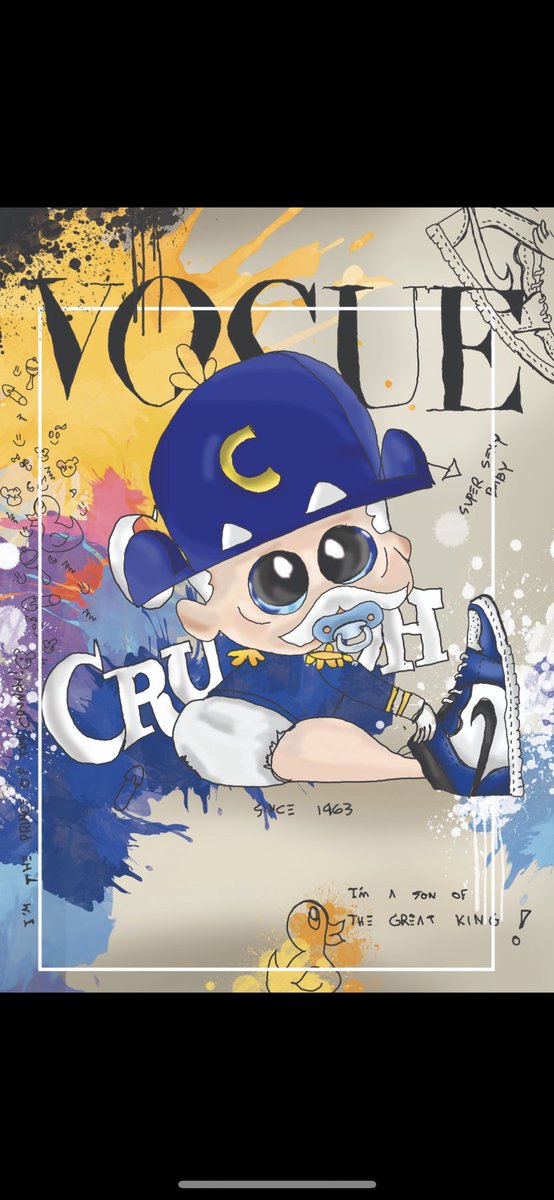 <a href="/EricJohnArt/">Eric John | Pizza Artist</a> Baby Cap’n Crunch #crunch #baby #cereal #nike #vogue #nft