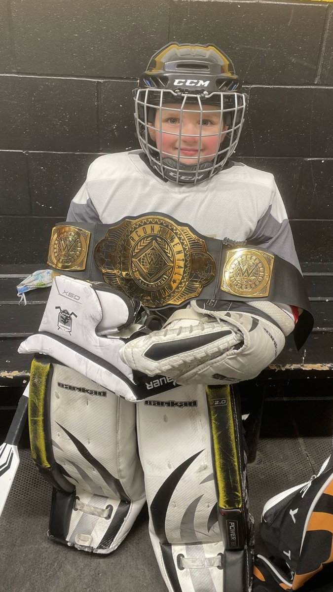 When a hockey parent is asked why we do it….. hours of driving… 2 weeks of rink rat.. 5 booth shifts! It’s the smile! That’s why we do it!