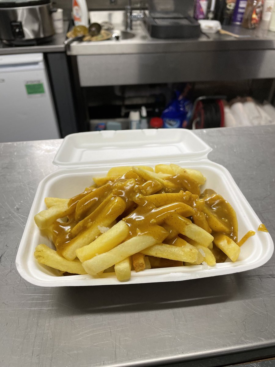 Curry sauce and chips - it’s the future